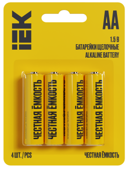 Батарейка щелочная Alkaline Optima LR06/AA (4шт/блистер)