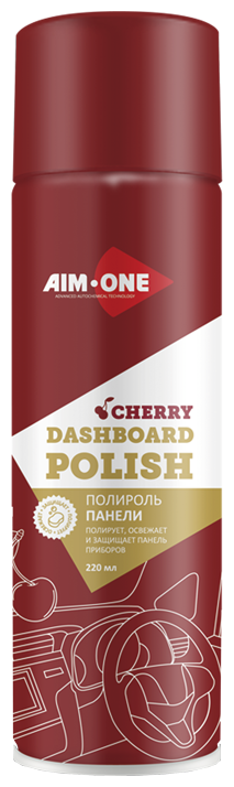 Полироль панели аэрозоль Dashboard polish-Cherry 220мл DP-CHE AIM-ONE