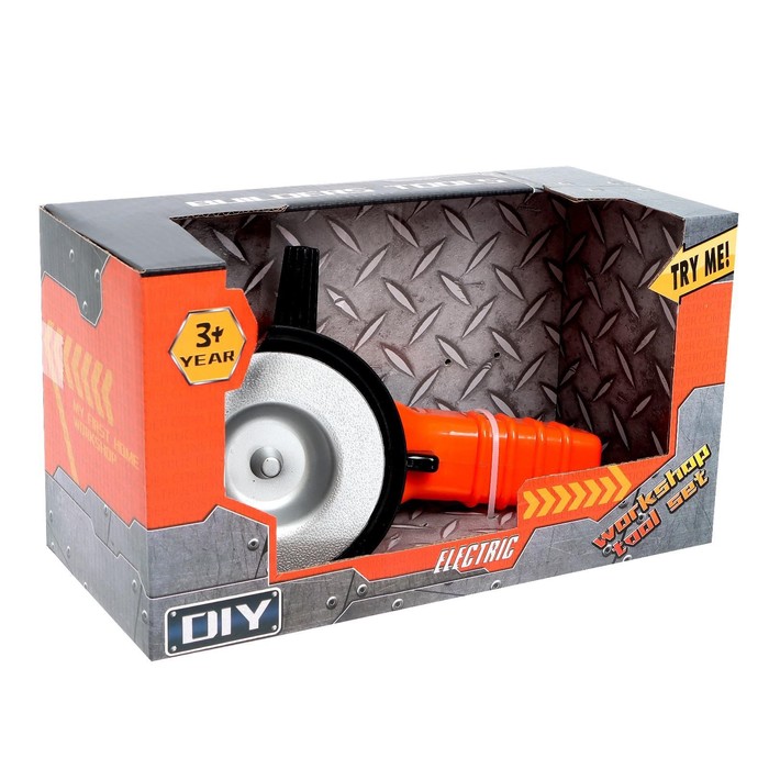 Игрушка УШМ Вихрь со звуковым эфектом от батареек