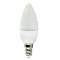 Лампа диммер светодиодная TDM 6Вт Е14 свеча холодный свет