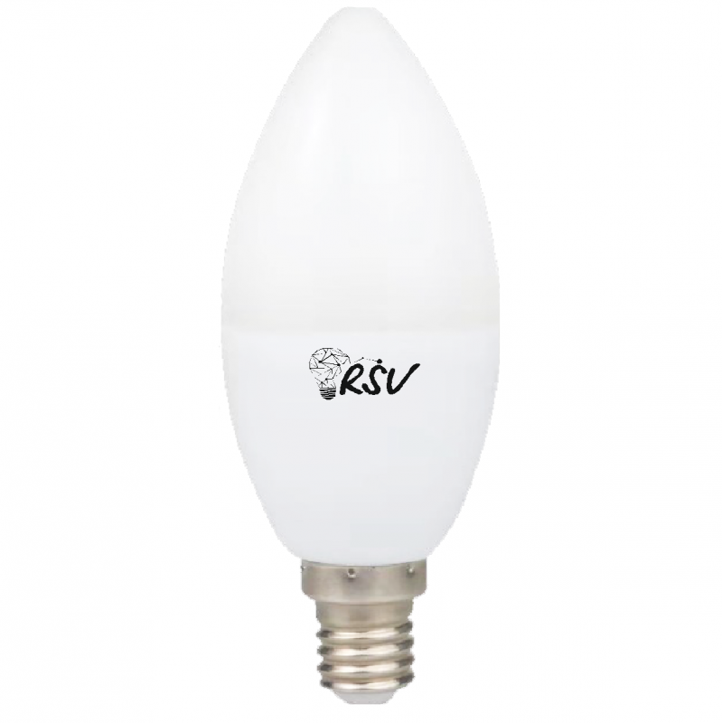 Лампа светодиодная C37-10W-4000K-E27 RSV
