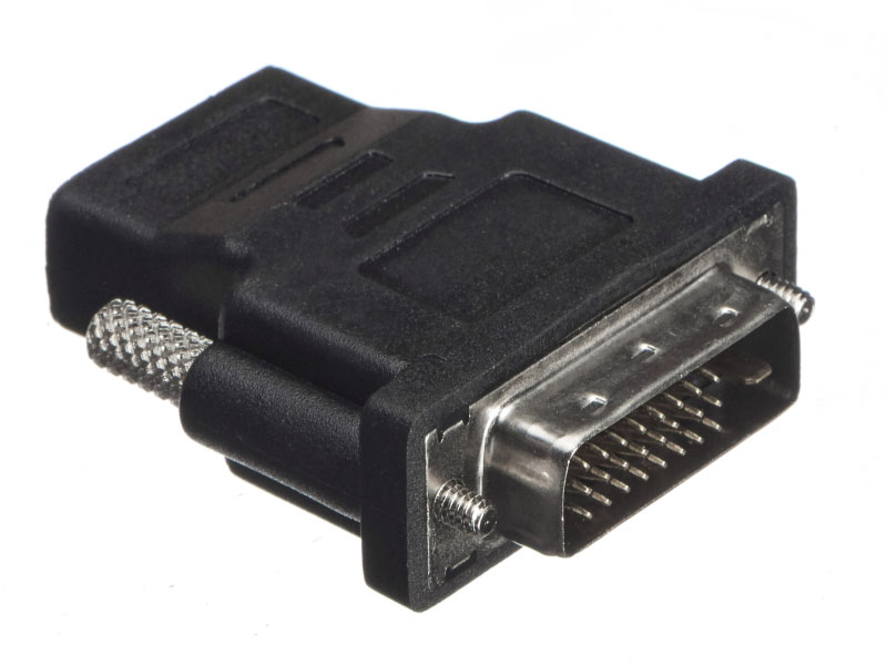 Переходник HDMI гнездо DVI штекер в блистере