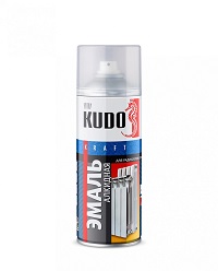 Эмаль аэрозольная для радиаторов KUDO 520мл белая
