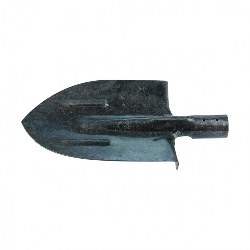Лопата штыковая с ребрами жесткости рельсовая сталь без черенка