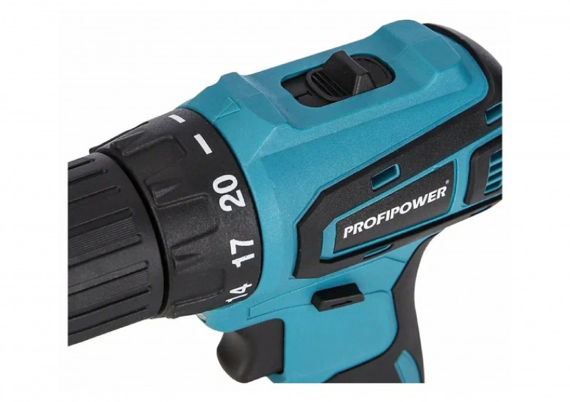 Дрель акк. 18В MKBL-18Т Бесщеточный (45Нм/2,0Ач/2акк./Li-ion/кейс) PROFIPOWER