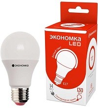 Лампа груша Экономка LED Е27 15Вт 4500К
