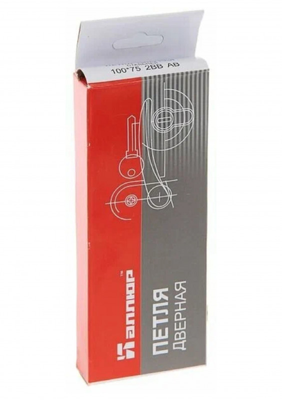 Петля 2ВВ АВ 2,5мм 100х75 АЛЛЮР бронза