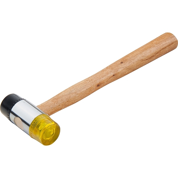 Молоток рихтовый бойки комбинированная головка деревянная ручка 35мм SPARTA