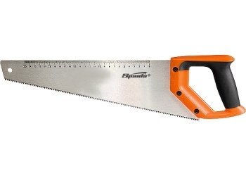 Ножовка по дереву линейка пластиковая рукоятка 5-6 зуб TPI 400мм SPARTA