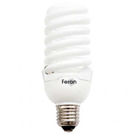 Лампа энергосберегающая Feron КЛЛ 13/840 Е14 d33х96 спираль