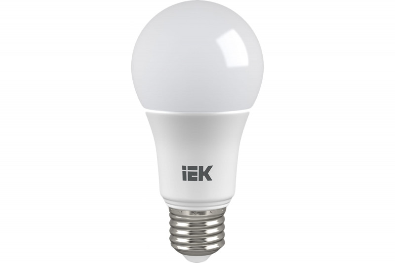 Лампа светодиодная 11Вт Е27 шар LED IEK белый