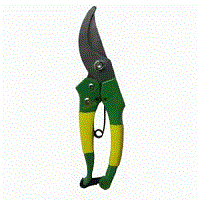 Секатор садовый жел-зелен ручки 200мм