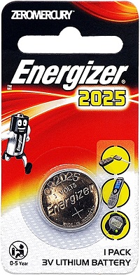 Батарейка таблетка в блистере 1шт CR2025 ENERGIZER