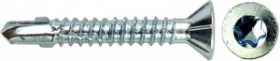 Саморез Флюгель потай дер-метал 4,8х60 сверло с ушком TX25