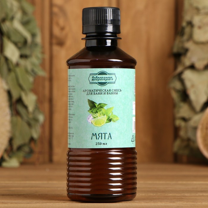 Ароматизатор для бани и ванны "Мята" 250мл Добропаповь