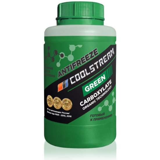 Антифриз COOLSTREAM Green 0,9л