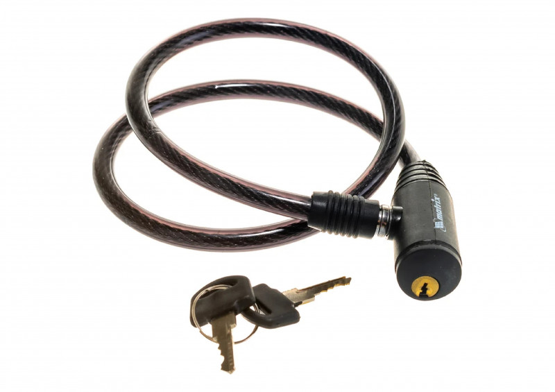 Замок тросовый универсал 8х650мм Matrix