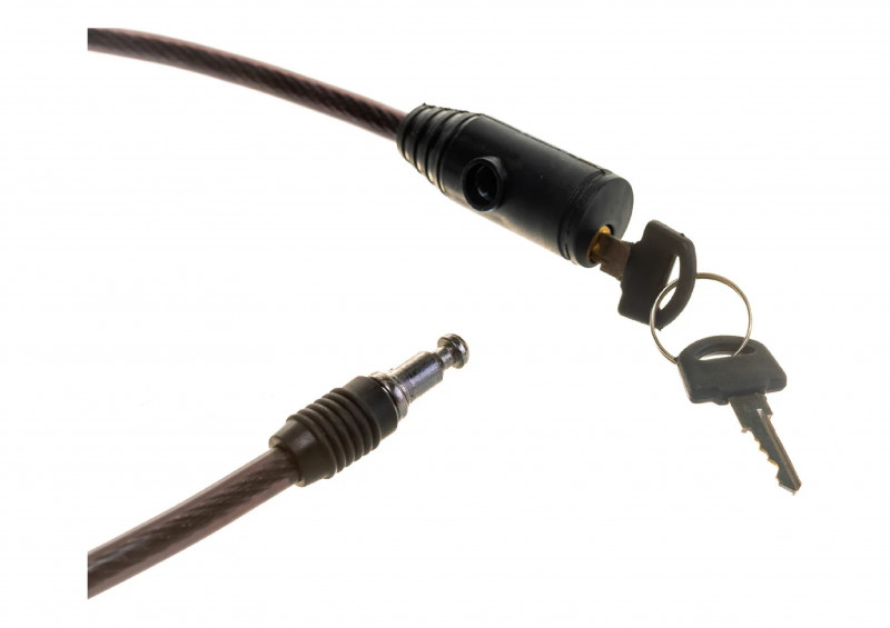 Замок тросовый универсал 8х650мм Matrix