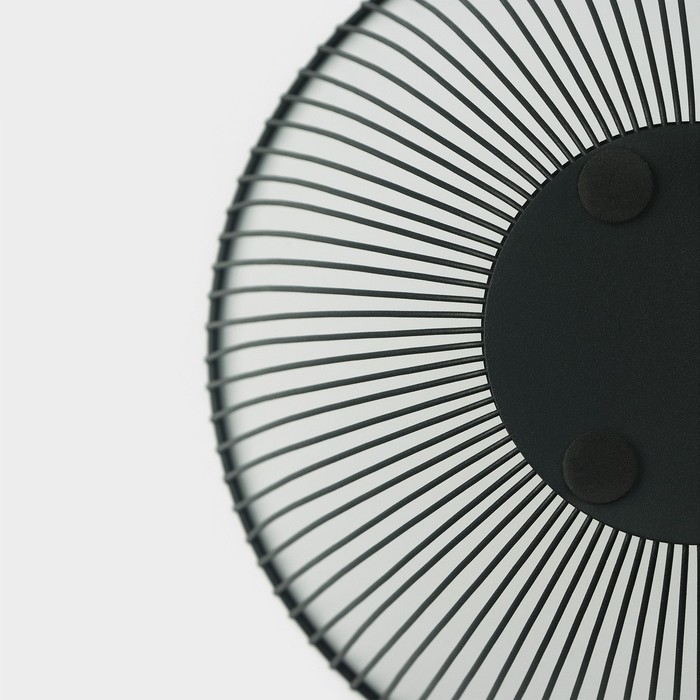 Фруктовница 24,5х24,5х14см черная