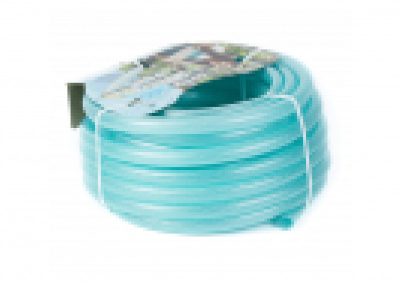 Шланг поливочный ПВХ армирован 300 3/4 25м прозрачный Поток