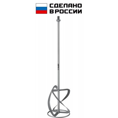 Миксер-насадка резьба М14 140мм для легких растворов ЗУБР