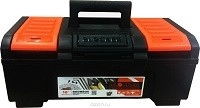 Ящик для инструментов черный/оранжевый 16" Boombox