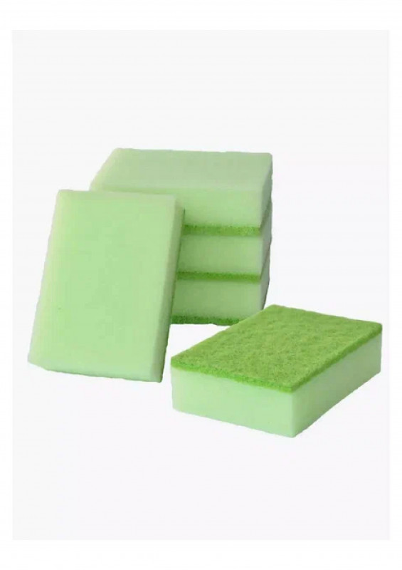 Губки для мытья посуды MAXI 5шт Мастер Фреш