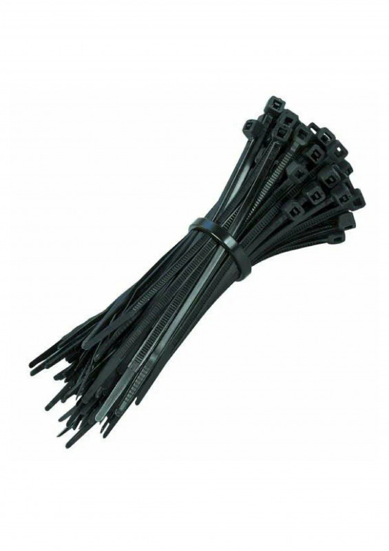 Хомут-стяжки нейлон 100шт 4х150 черные