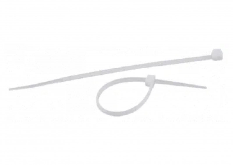 Хомут-стяжки нейлон 100шт 4х150 белые