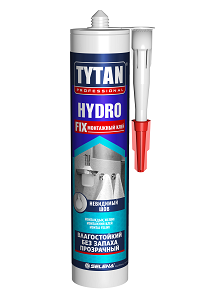 Клей монтажный Professional Hydro Fix прозрачный 310мл TYTAN
