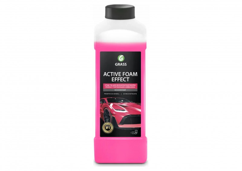 Средство концентрированное для бесконтактной мойки авто Activ Foam Effect 1л Grass